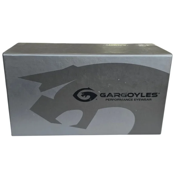 Gargoyles 10700169. QTM Cardinal-PR Sunglasses Matte Black Frame, Clear NIB - Picture 16 of 17